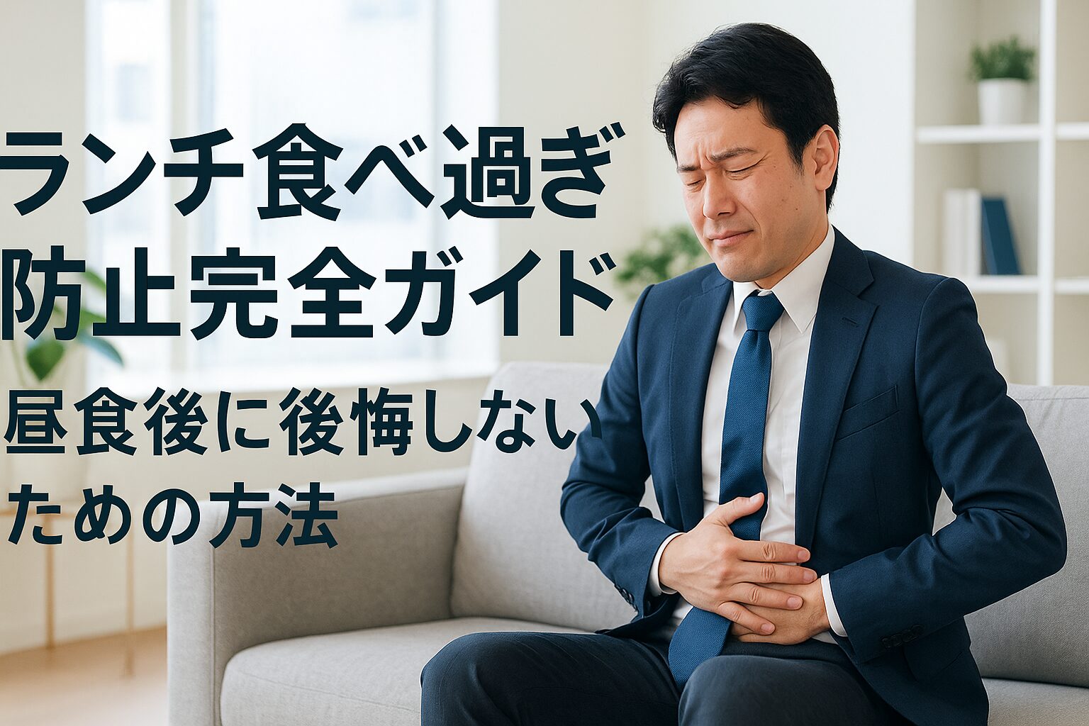 ランチ食べ過ぎ防止完全ガイド-昼食後に後悔しないための方法-