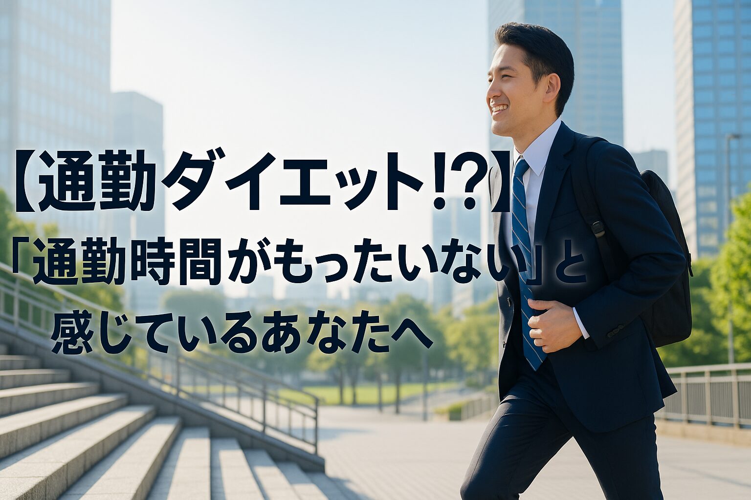通勤ダイエット！？】『通勤時間がもったいない』と感じているあなたへ