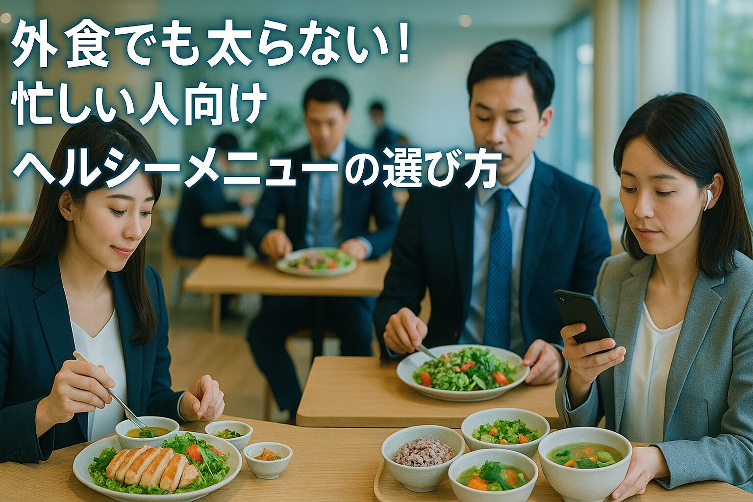 外食続きでも太らない！忙しい人向けヘルシーメニューの選び方